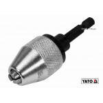 

Патрон для дрели YATO HEX-1/4" Ø0.5-6.5 мм 75мм YT-04645