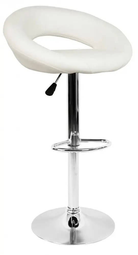 

Хокер для Make Up стульчик мастера высокий барный стул для визажиста В-070 Белый