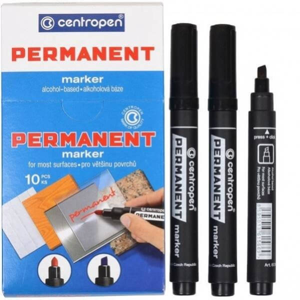 

Маркер скошенный черный 8576 CENTROPEN