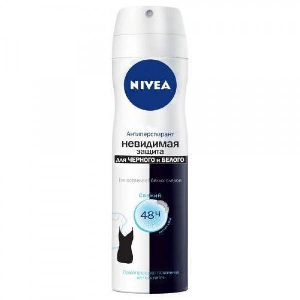 

Дезодорант-антиперспирант Nivea Pure Невидимая защита для черного и белого, 150 мл