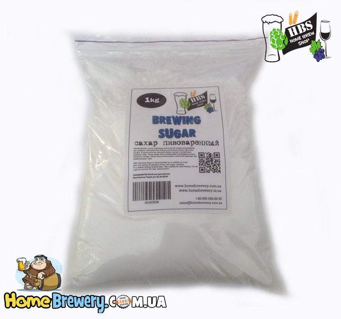 

Кукурузный (пивной) сахар (декстроза) Brewing Sugar 1кг