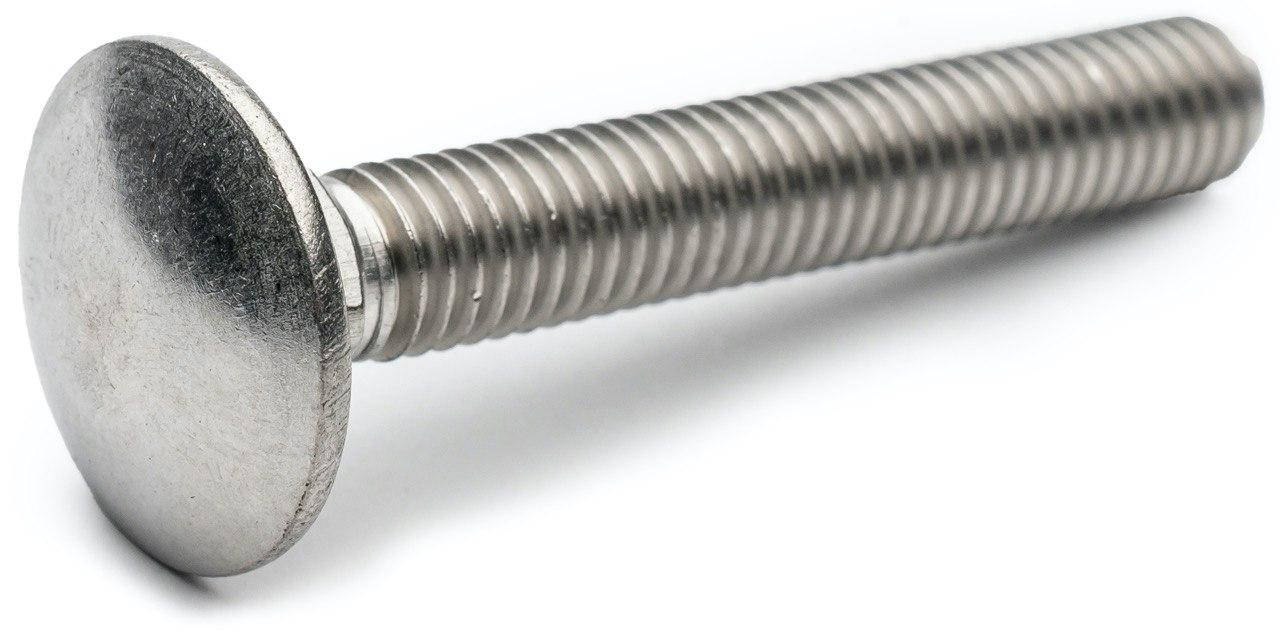 

Болт мебельный М6х50 DIN603 А2 из нержавеющей стали