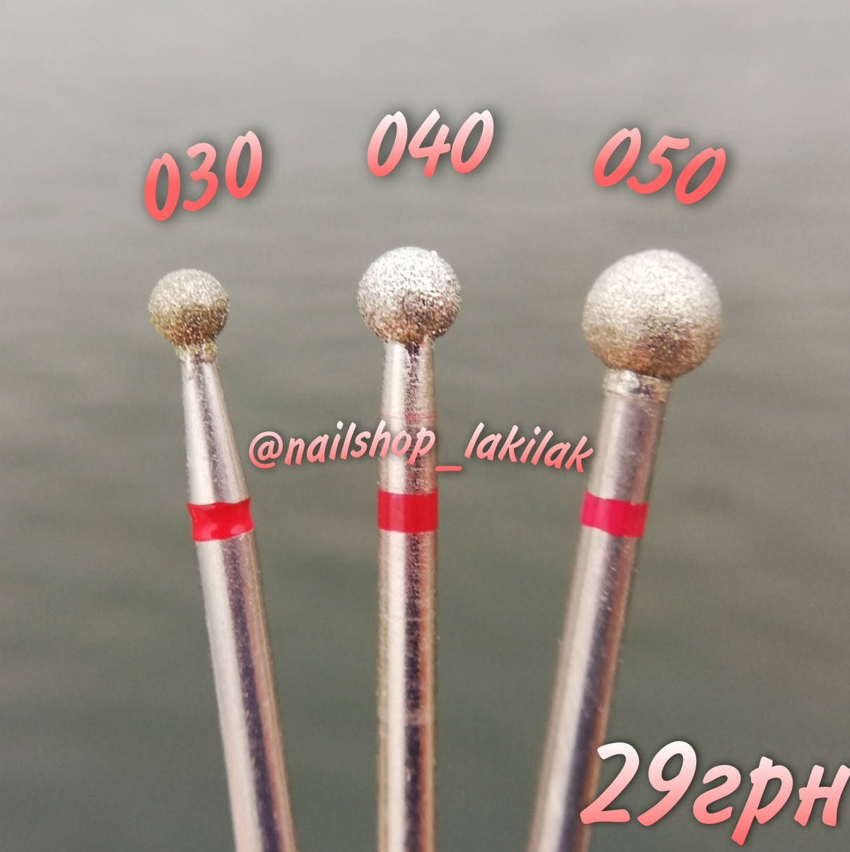 

Фреза шар 040 красная