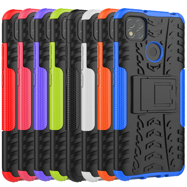 

PC + TPU чехол Armor на Xiaomi Redmi 9C (на редми 9с), Разные цвета
