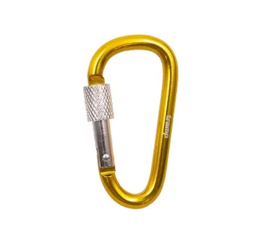 

Карабін алюмінієвий Tramp, розмір 6 см, з муфтою, жовтий арт.TRA-007 (TRA-007-yellow)