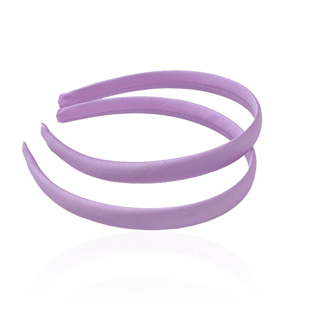 

Заготовка для обруча с атласной лентой 1,5 см (упаковка 12 шт) фиолетовая, Фиолетовый