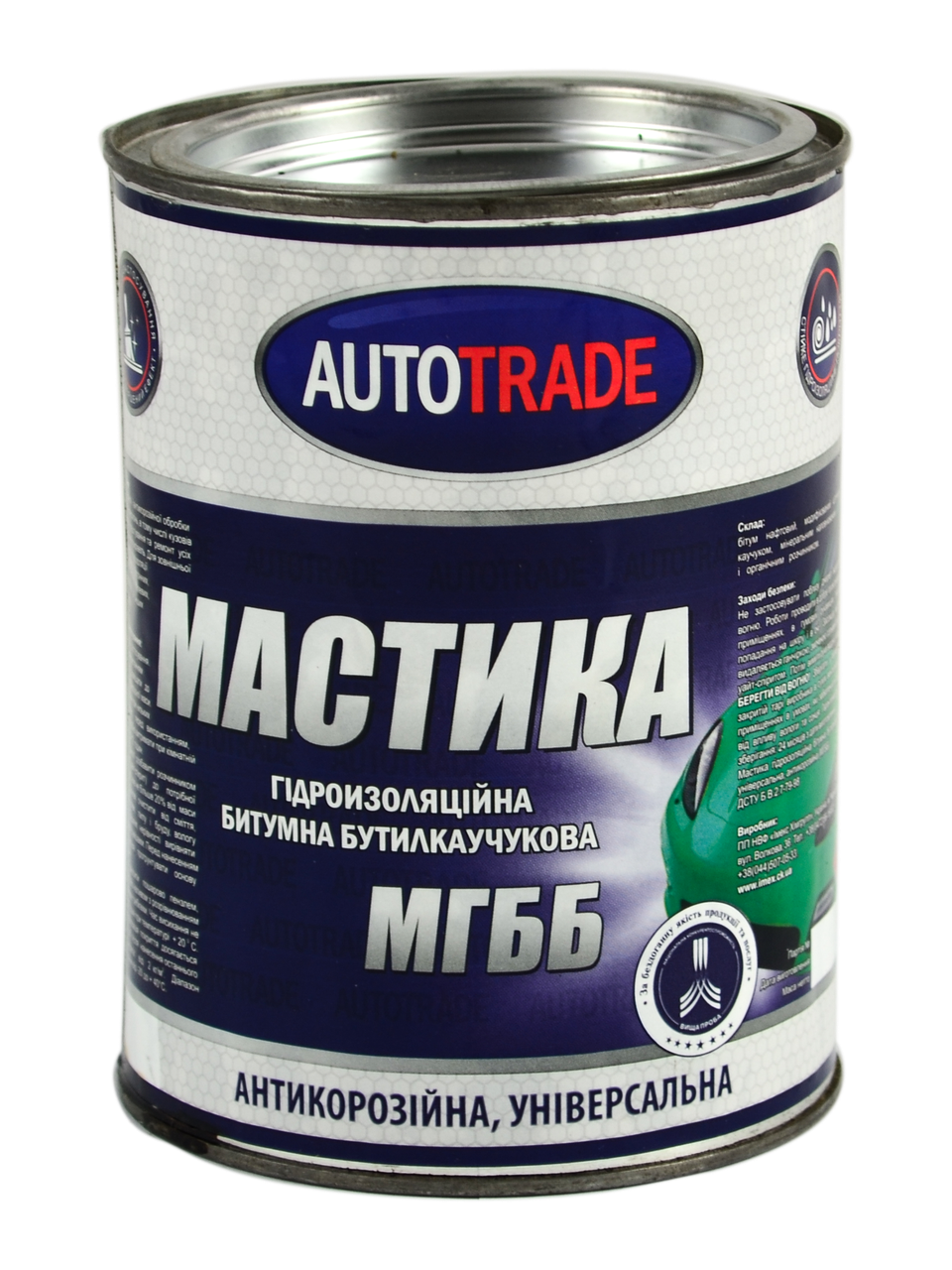 

Мастика битумно-бутилкаучуковая Покраско 0,9 кг