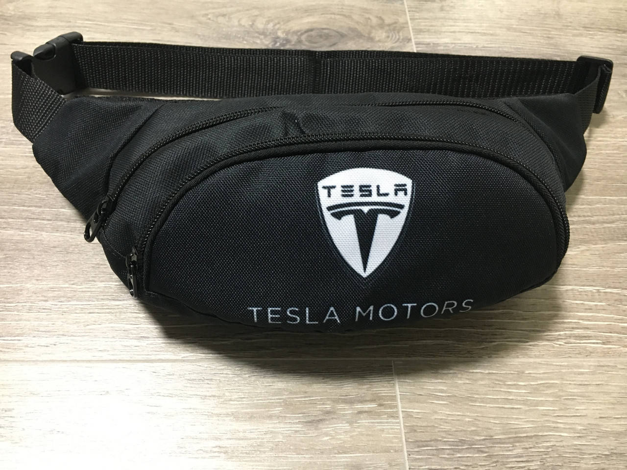 

Сумка-бананка пояс, Сумка для телефона денег карточек с принтом Tesla, Черный