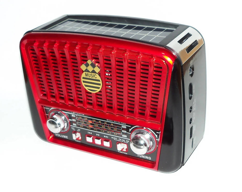 

Радиоприемник Golon RX-BT455S, солнечная батарея