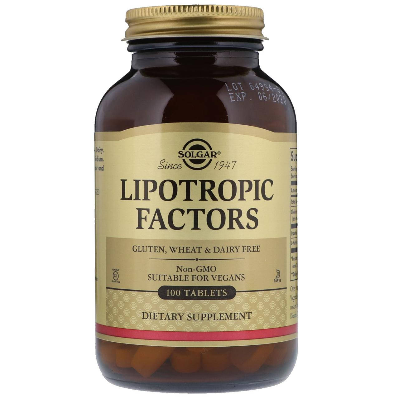 

Липотропный фактор (Lipotropic Factors) 100 таблеток