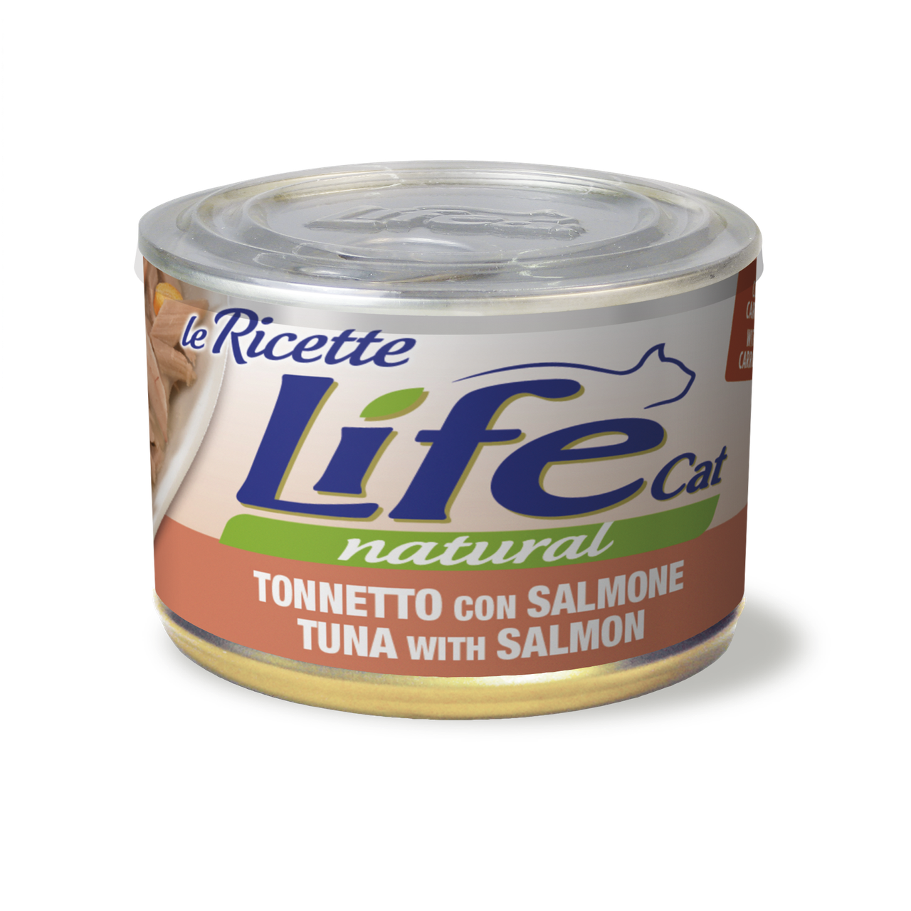 

Консерва для кошек класса холистик LifeCat tuna with salmon 150g, ЛайфКет 150гр Тунец с лососем