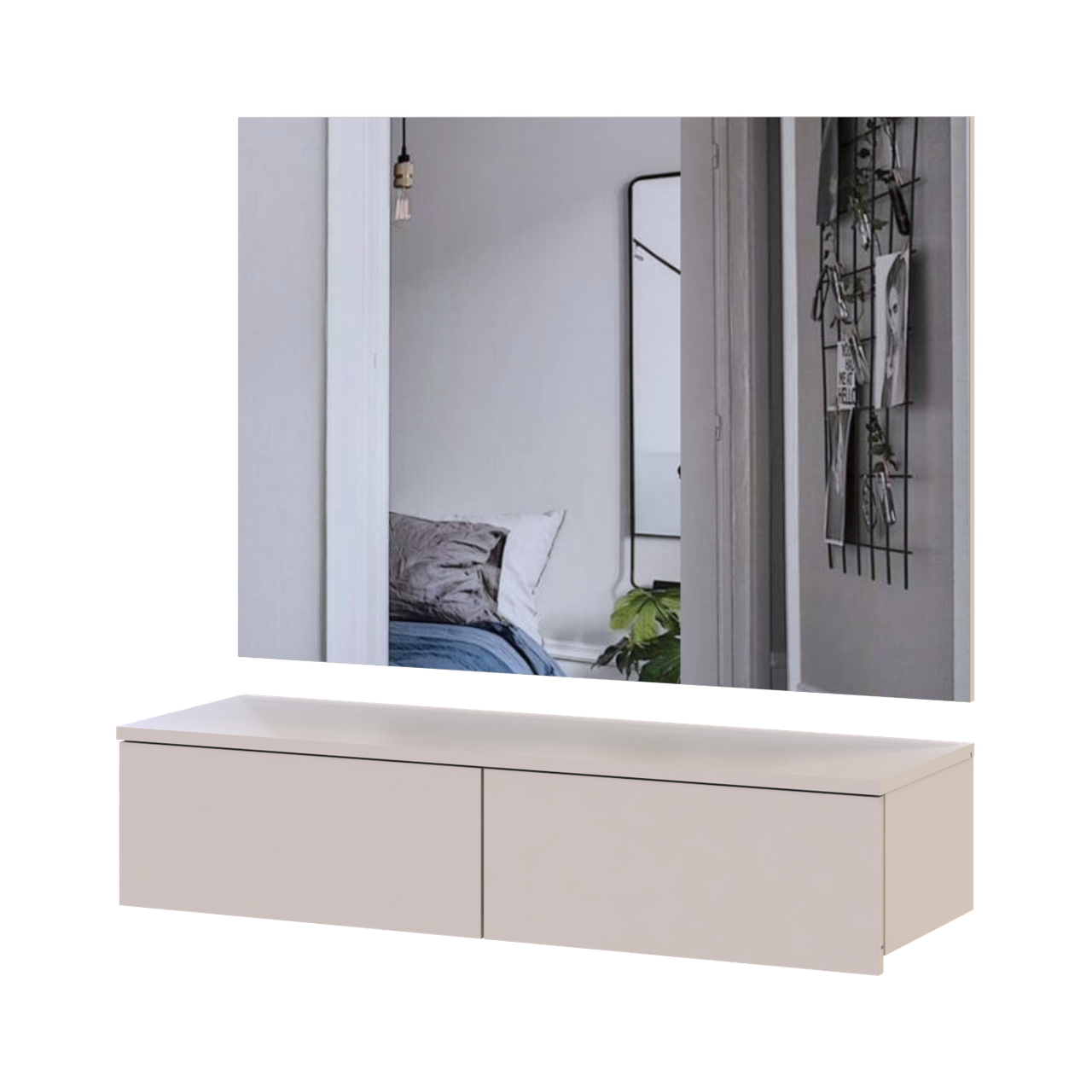 Комплект меблів Doros Левія + дзеркало Кашемір 100х32х100 (42005237)