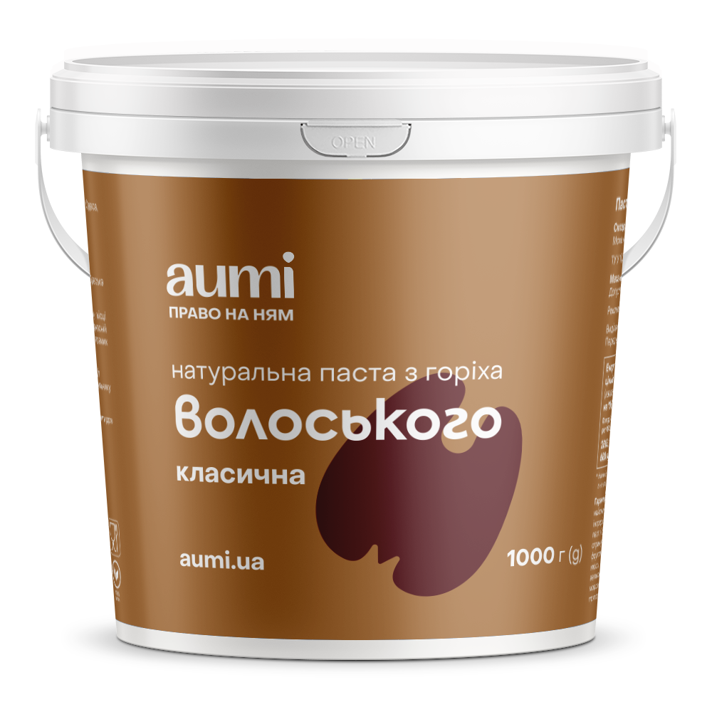 

Паста из грецкого ореха классическая, 1кг, ведро, натуральная без добавок