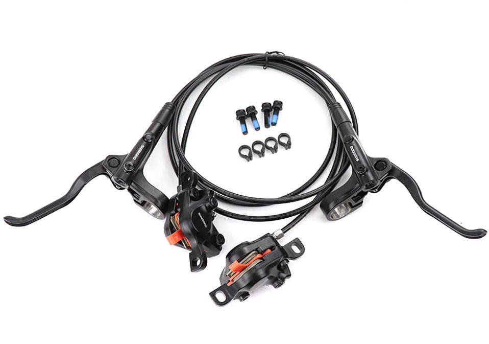 

Дисковые гидравлические тормоза Shimano BR-MT200 (F850 / R1450)