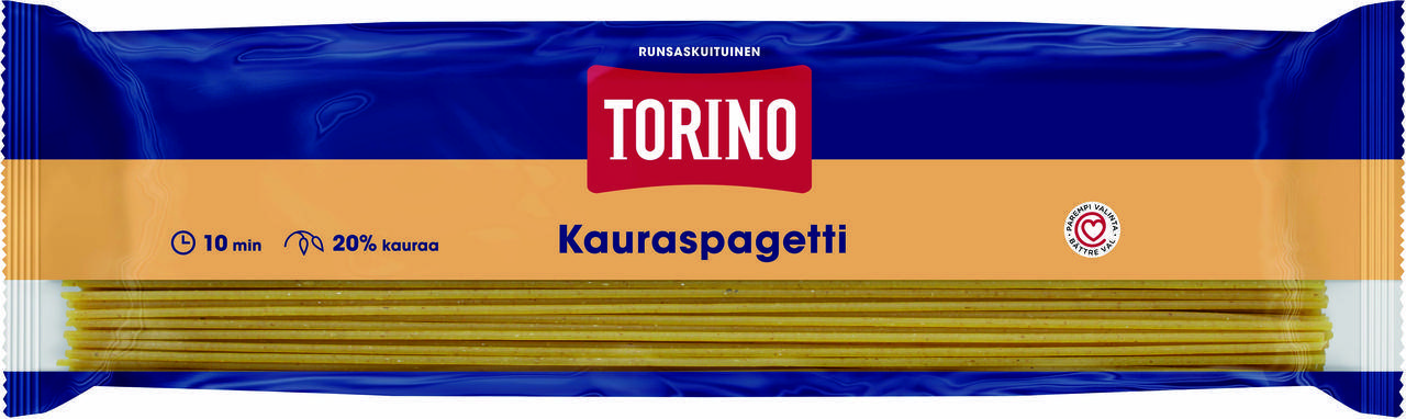 

Спагетти Овсяные TORINO 400г, (24шт/ящ)