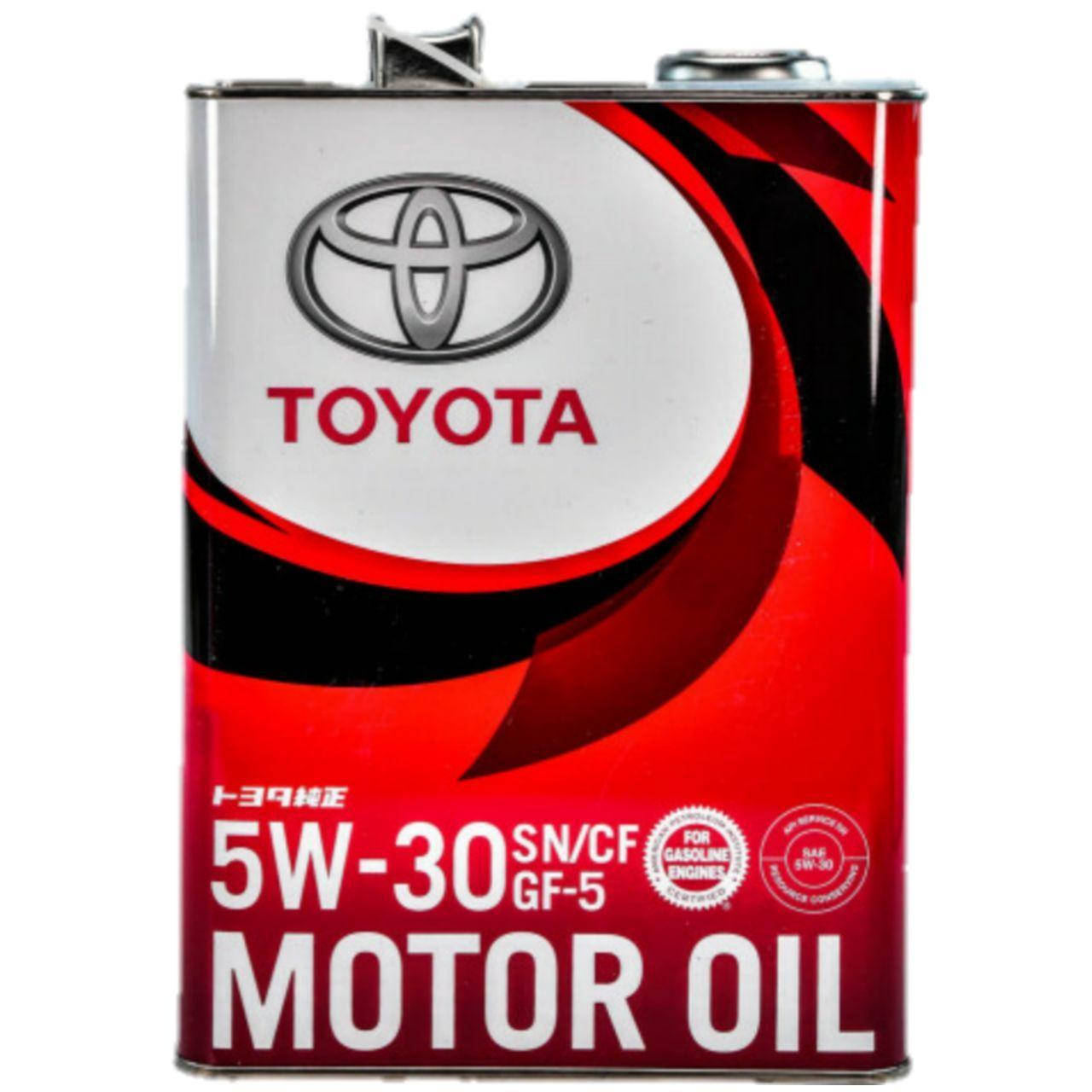 

Моторное масло Toyota Motor Oil 5W-30 4л (0888010705) ORG 0888010705