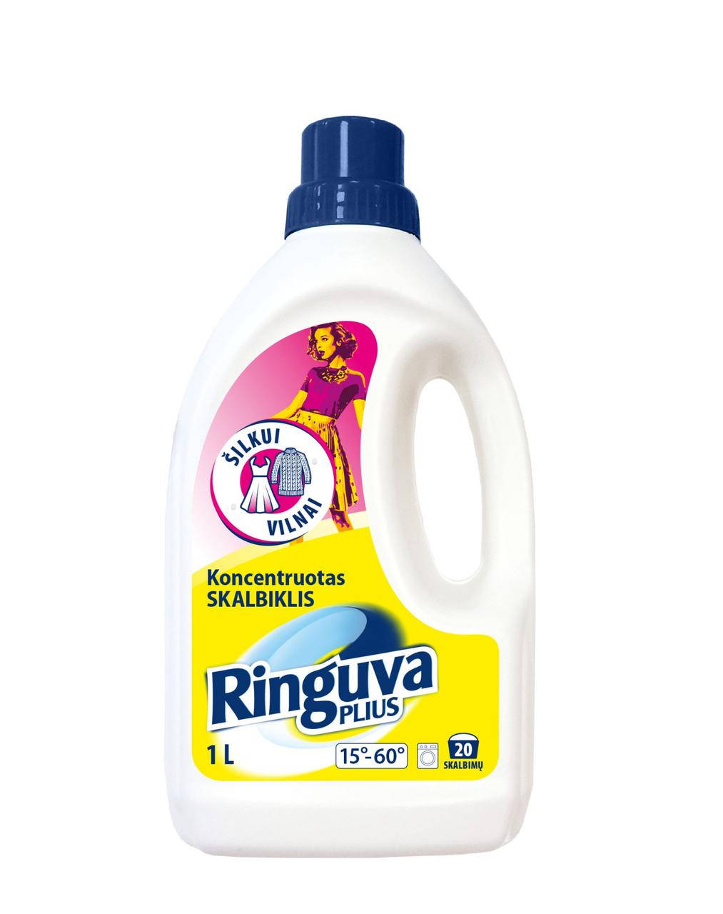 

Жидкое средство для стирки Ringuva Plus деликатных тканей 1 л
