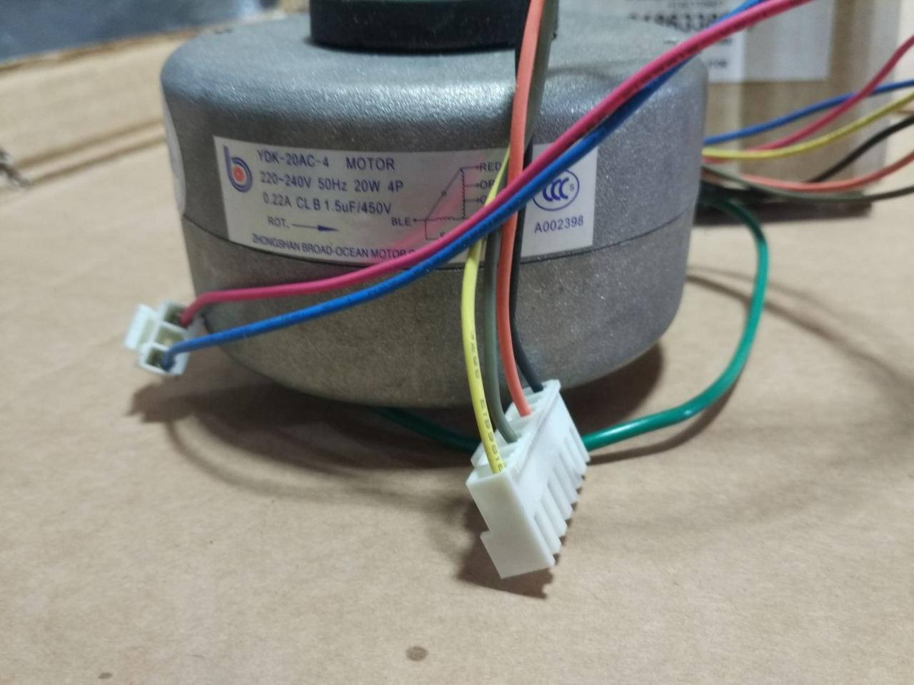 

Мотор / двигатель 20W YDK-20AC-4 внутреннего блока кондиционера BEKO BK 180 / BK 181 - 9186338007