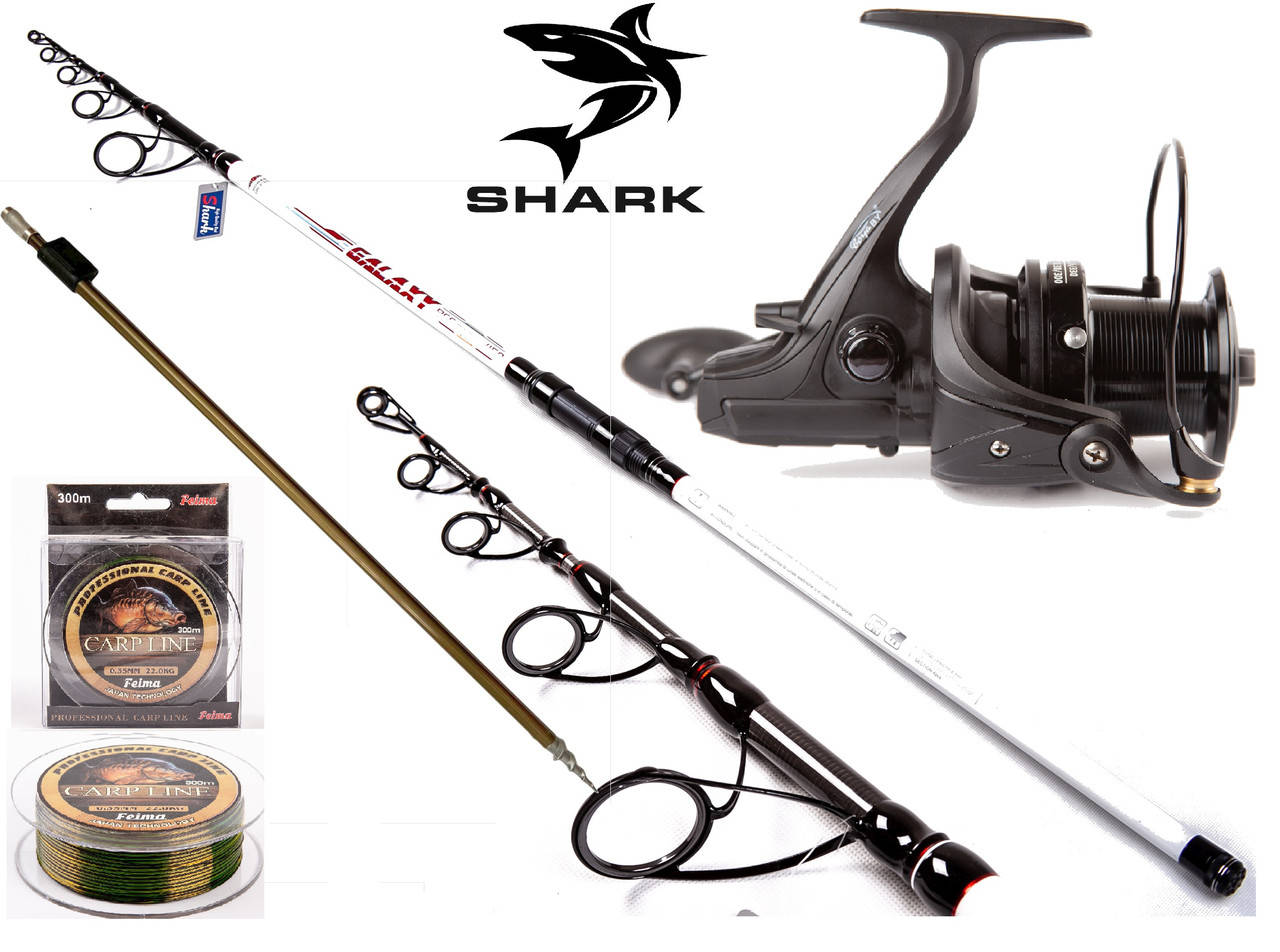 

Набор для МОРСКОЙ ловли Удилище Galaxy SURF + Тяговая катушка Boya 9000 + Подставка сверло 150см, Белый