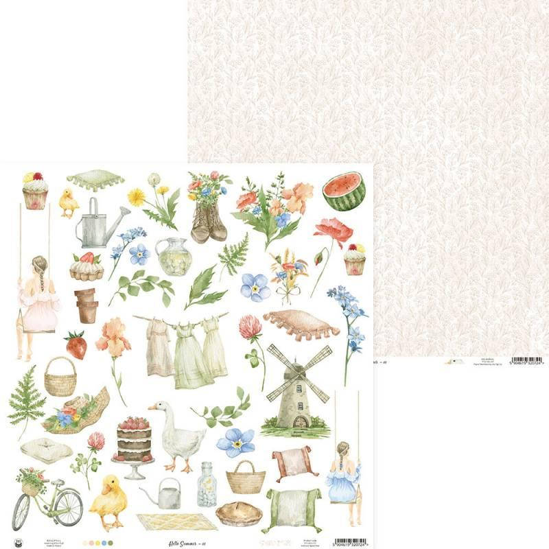

Папір для вирізання - Hello summer 07 - P13 - 30x30