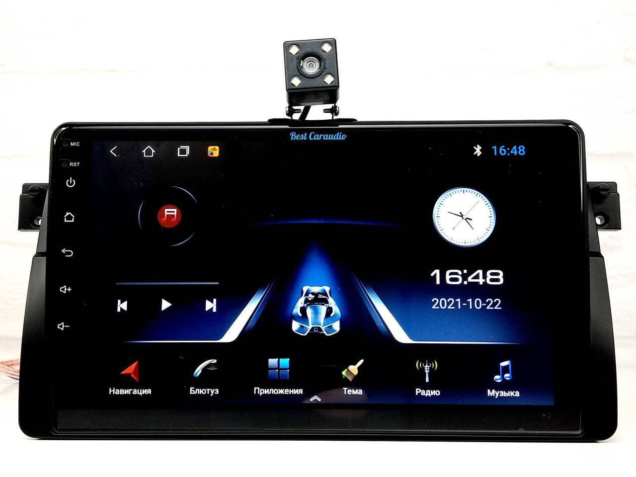 

Штатная магнитола на BMW 3-Series(E46 кузов) + камера заднего вида в подарок