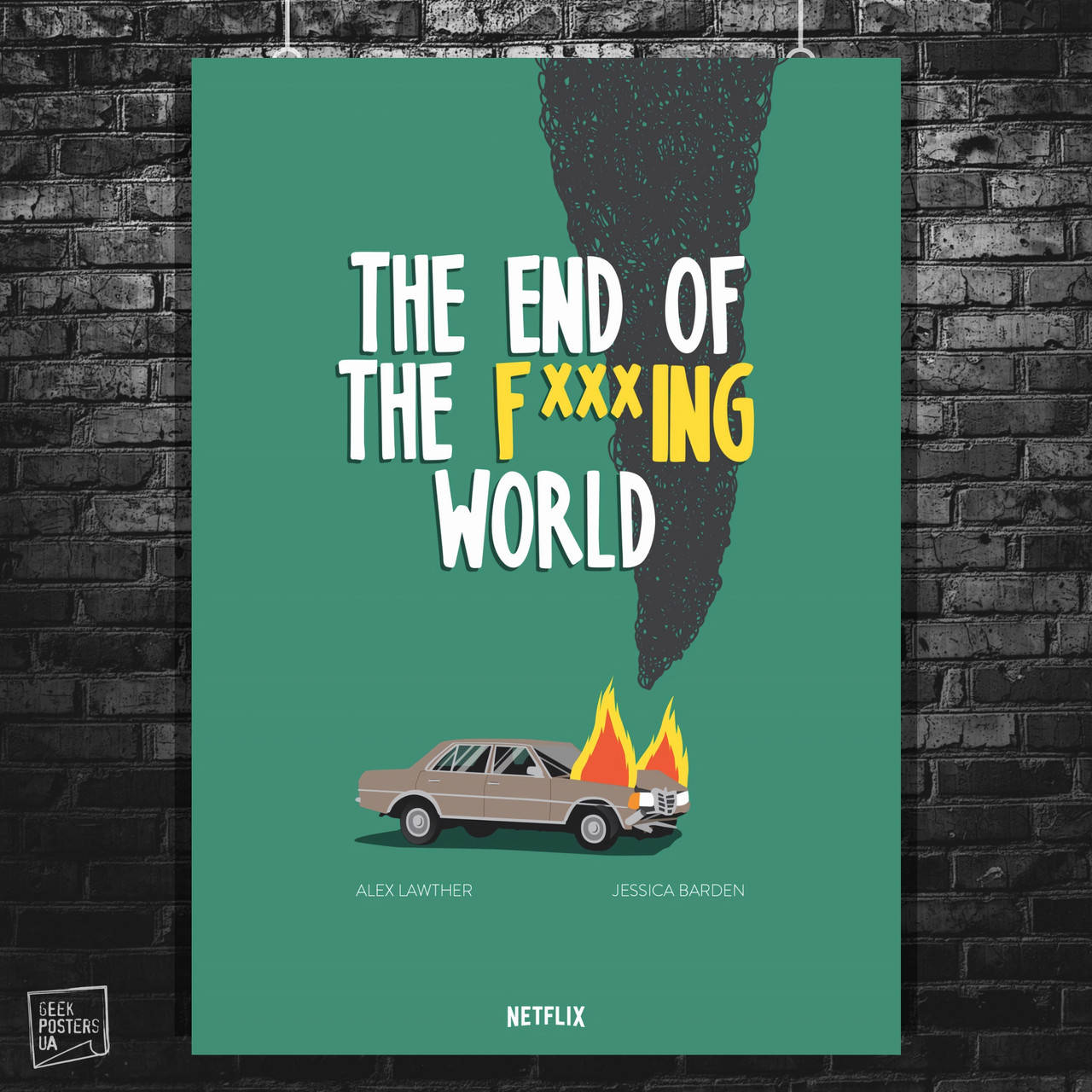 

Постер Конец *****го мира, End Of The F...ing World, сериал. Размер 42x30см (A3). Матовая бумага