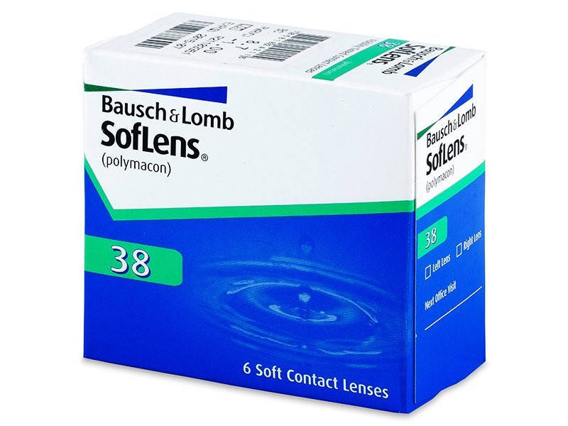 

Контактные линзы SofLens 38 6 шт (Baush+Lomb)