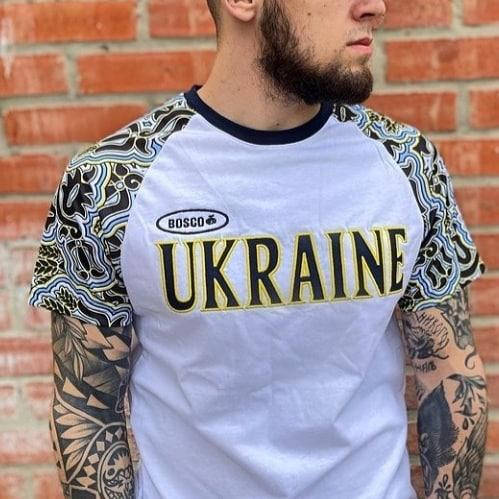 

Футболка Bosco Sport Ukraine Белая Боско спорт Украина, Белый