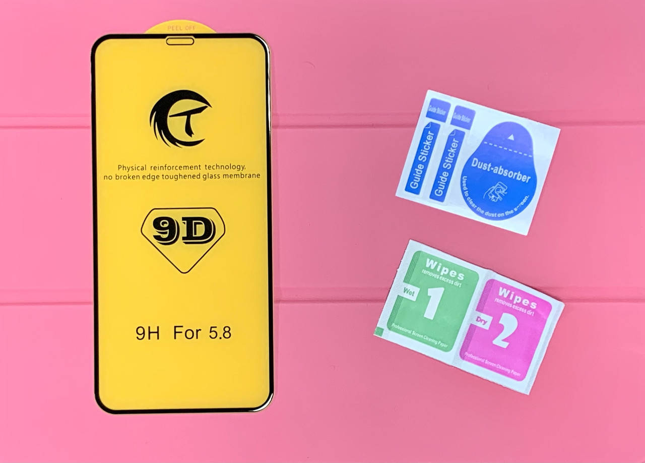

Защитное Стекло для iPhone 11 Pro 9D (T) на Айфон 11 Про 9Д (Т), Прозрачный