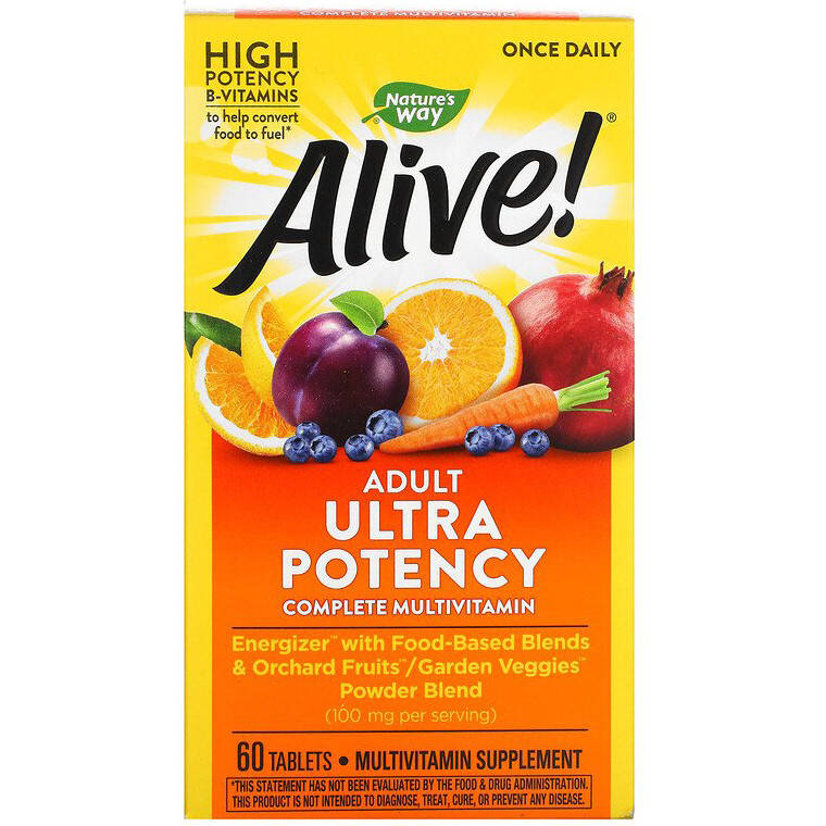 

Мультивитамины для ежедневного применения Nature's Way "Alive! Once Daily Multi-Vitamin" (60 таблеток)