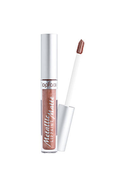 

Помада жидкая для губ TopFace Metallic Matte LIP PAINT PT208 № 01