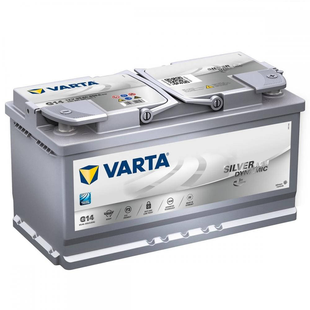 

Аккумулятор автомобильный Varta 6СТ-95 Silver Dynamic AGM (G14)