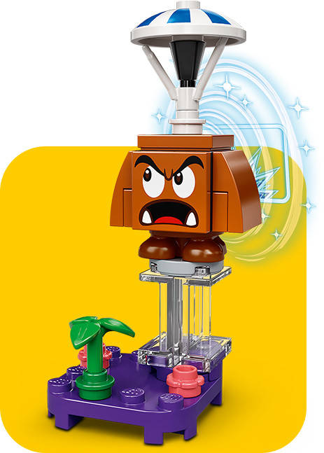 

LEGO Super Mario Фигурки персонажей Серия 2 - Гумба с парашютом 71386
