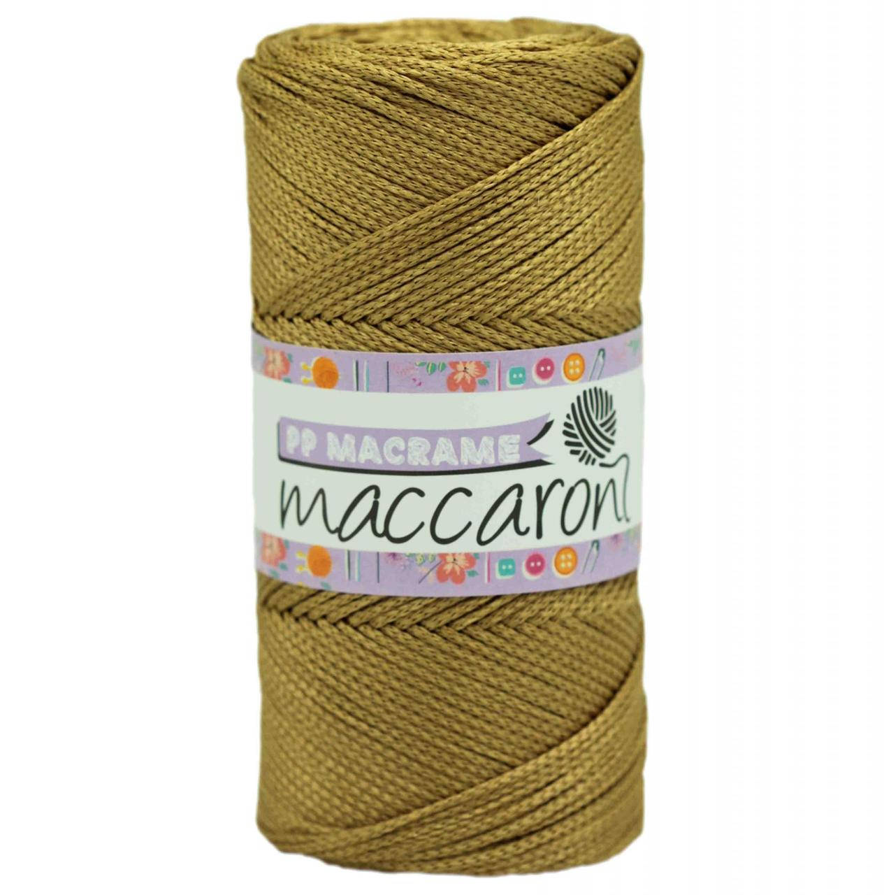 

Полипропиленовый шнур Macrame Maccaroni 2,5 mm , бежевый