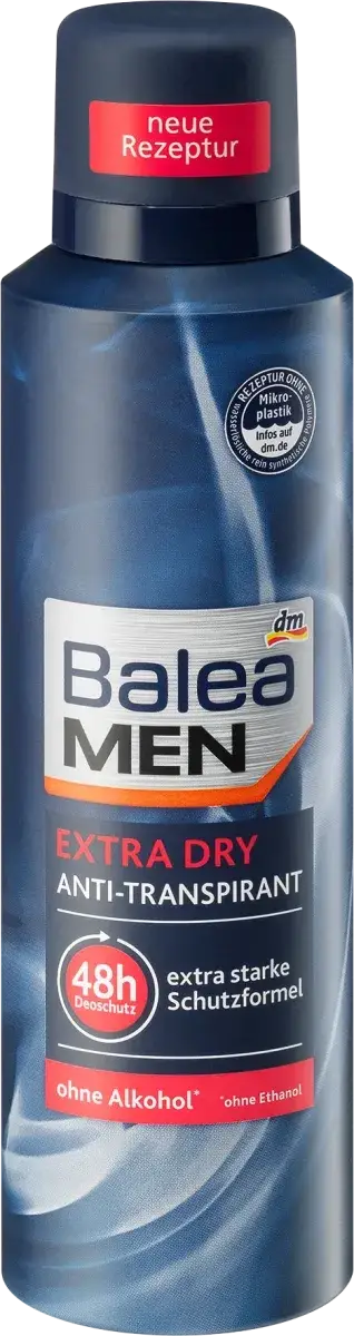 

Дезодорант антиперспирант мужской Balea men Extra Dry, 200 ml