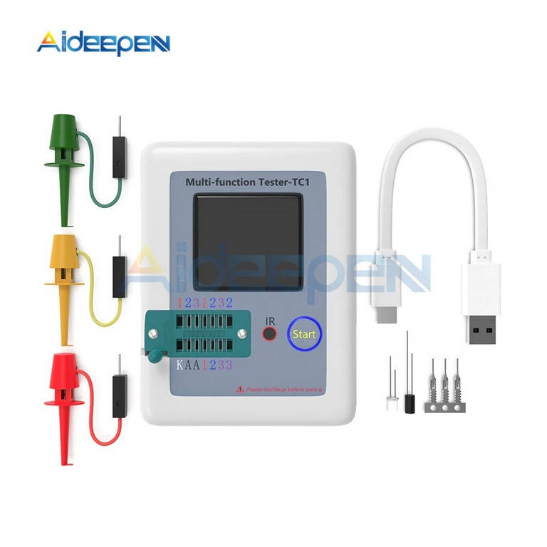 

Универсальный многоцелевой ESR LCR тестер радиокомпонентов LCR-TC1