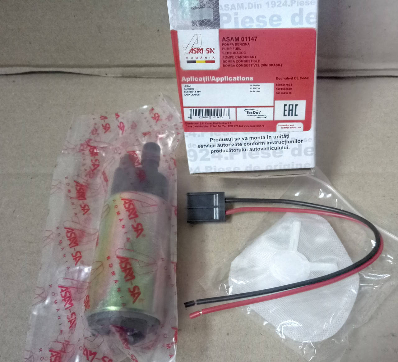 

Вставка в бензонасос Dacia Logan 1.4-1.6 (Asam 01147)(среднее качество)