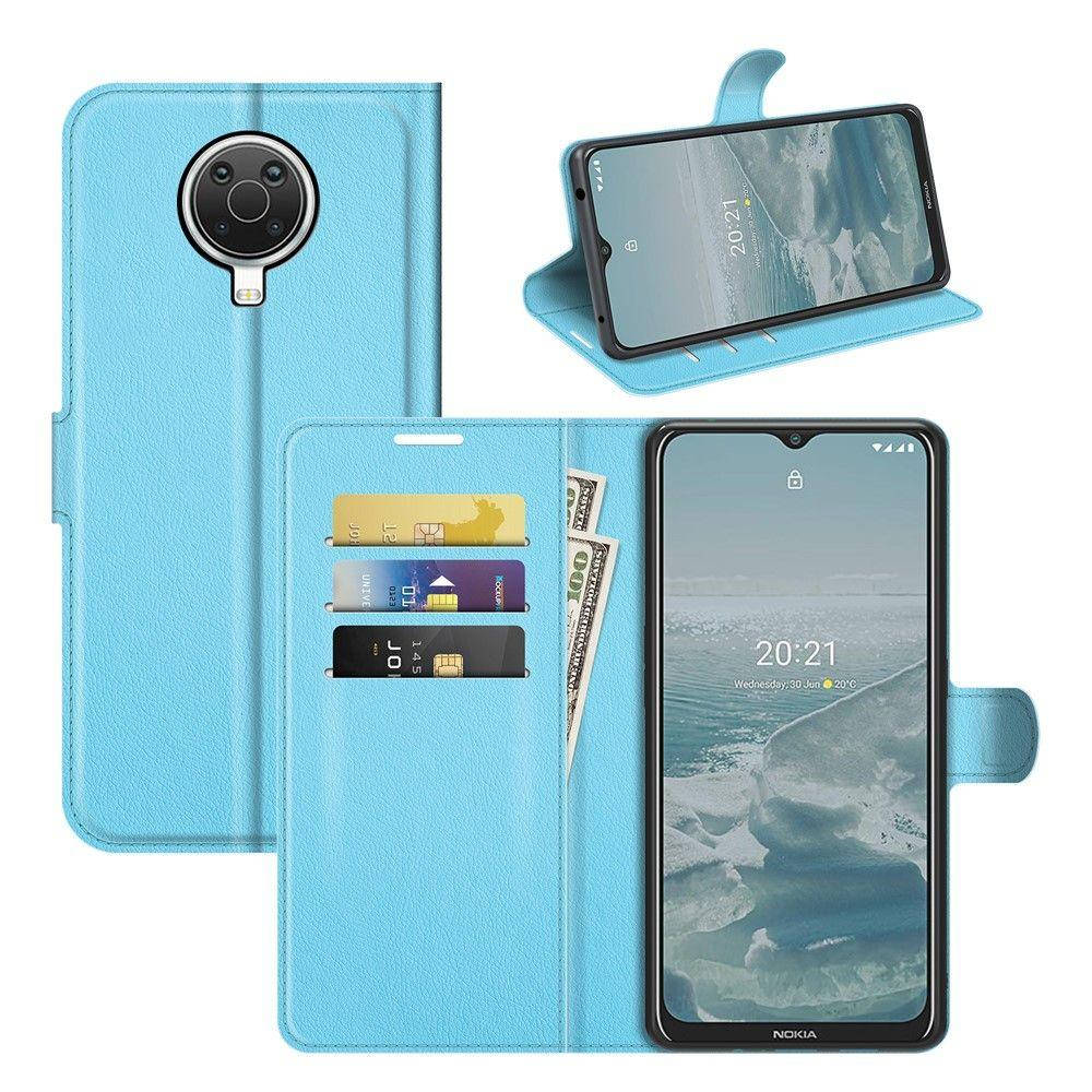 

Чехол-книжка Litchie Wallet для Nokia G10 / G20 Blue, Голубой