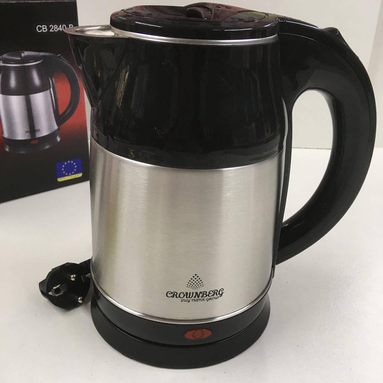 

Электрочайник Crownberg CB-2840 Black 2л
