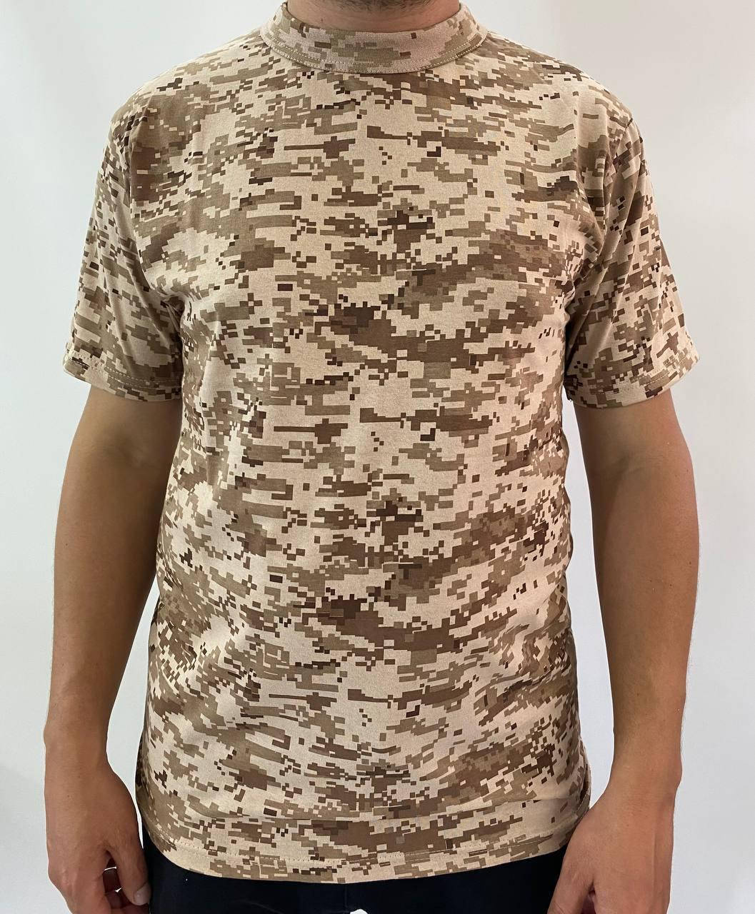 

Футболки военные тактические Мультикам, Пиксель, Кулмакс - пиксель. Coolmax. Футболка Coolmax Пиксель XL, Песочный