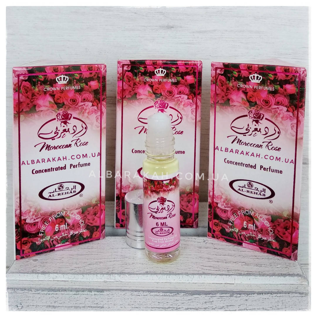 

Арабские масляные духи Moroccan Rose Al Rehab (Аль Рехаб) 6 мл