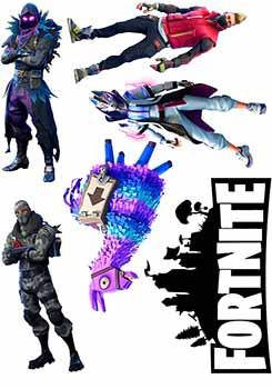 

Вафельная картинка Фортнайт (Fortnite) А4