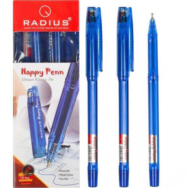 

Ручка «Happy Penn» RADIUS 12 штук, cиняя 1 уп. (12 шт.)