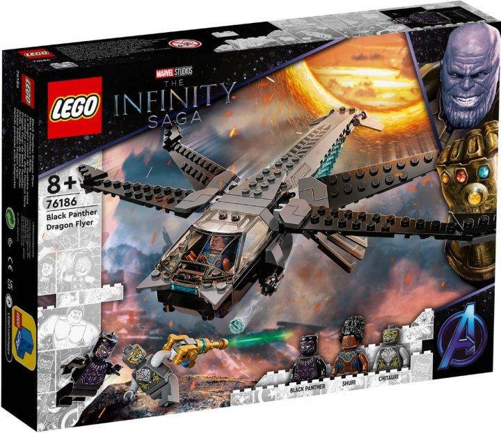 

Lego Super Heroes Корабль Чёрной Пантеры Дракон 76186
