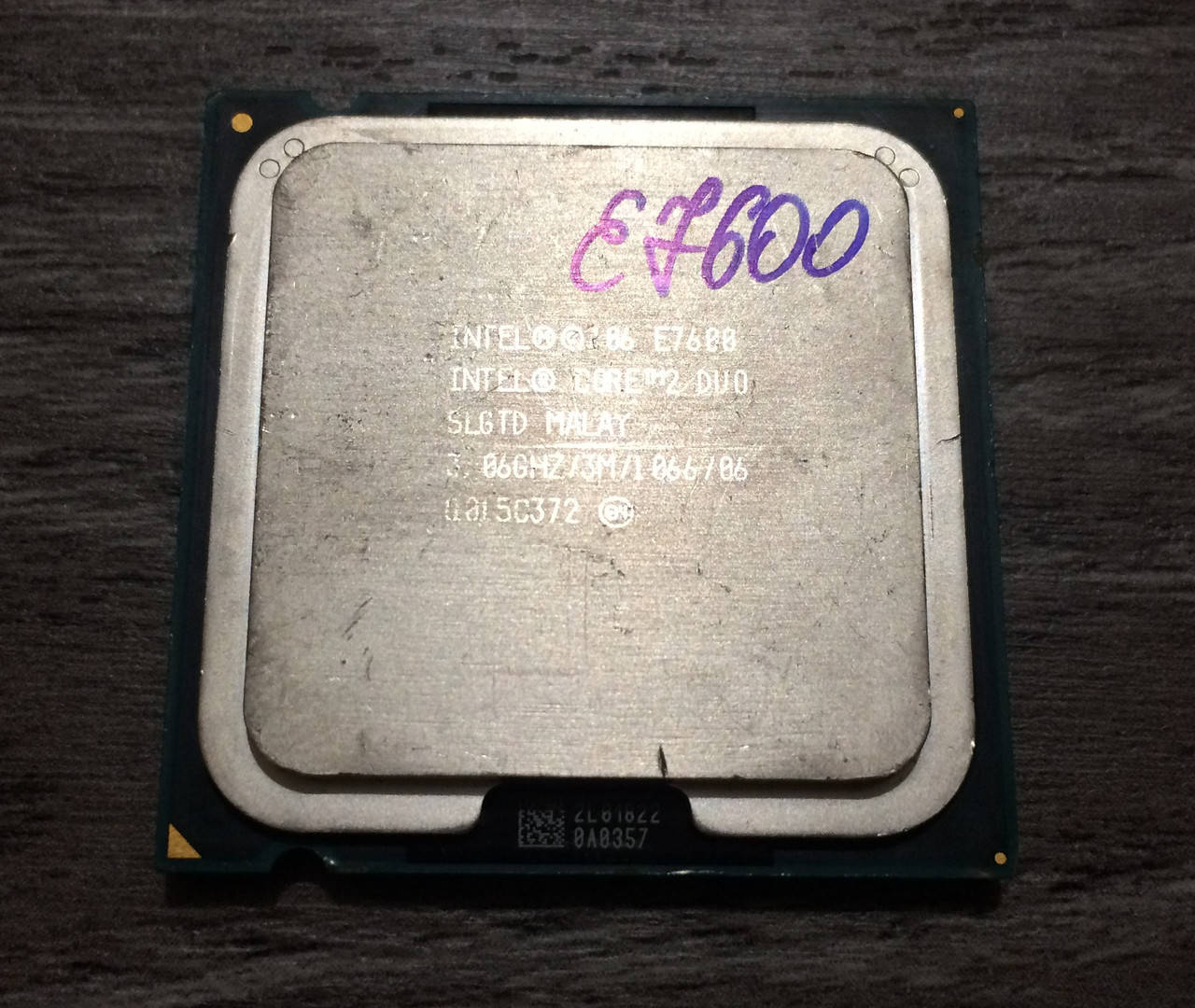 

Процессор для ПК E7600 Intel Core 2 Duo 3.1GHz/3M/1066 LGA775 65W SLGTD