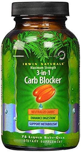 

Irwin Naturals 3-in-1 Carb Blocker 75 гелевых капсул