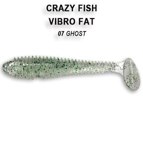

Съедобный силикон Crazy Fish Vibro fat 2.8" 1-71-7-4 креветка