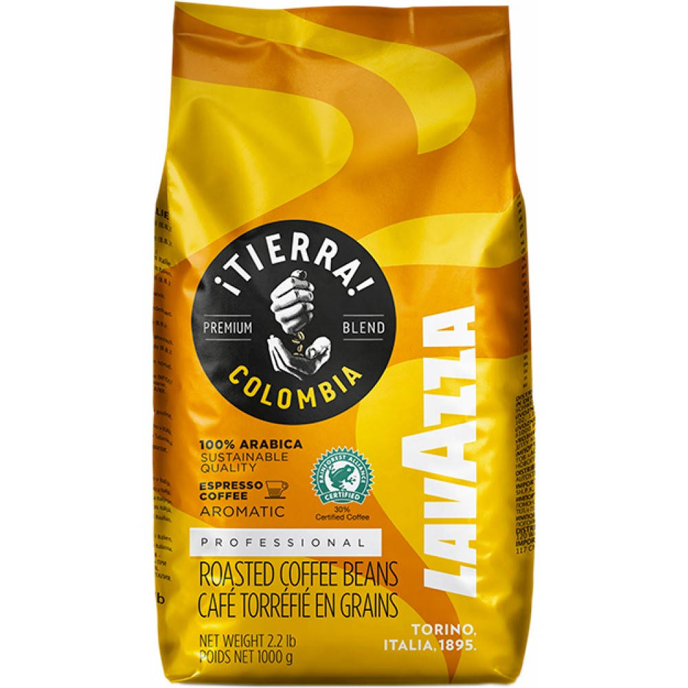 

Кофе Lavazza Tierra Colombia 100% Arabica в зернах 1 кг. (8000070017412)
