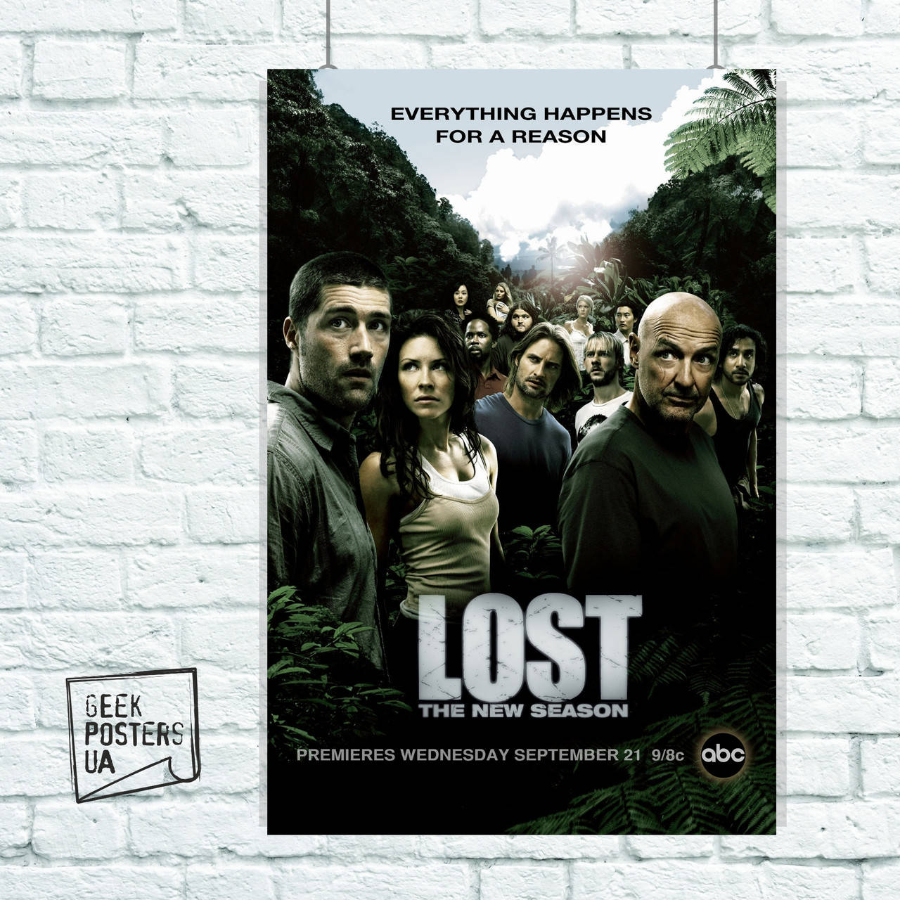 

Постер "The Lost", Остаться в живых, Лост. Размер 60x85см (A1). Матовая бумага