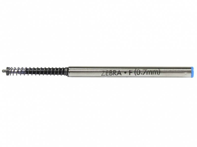 

Стержень шариковый объемный Zebra F синий, 0.7 мм